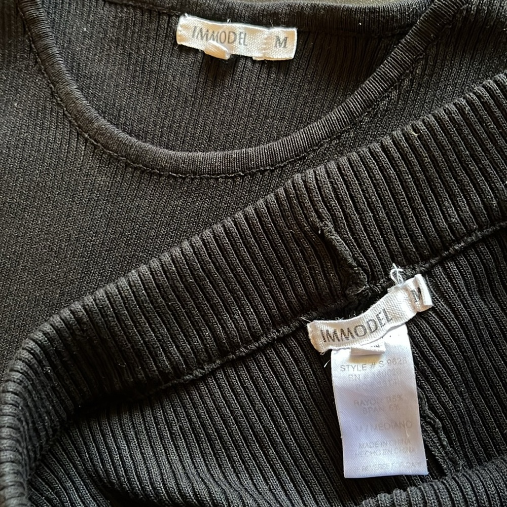 IMMODEL 2PC Ribbed Knit Tank and Legging Set - Picture 9 of 9